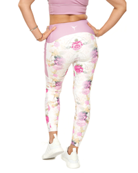 yoga pants floral pink