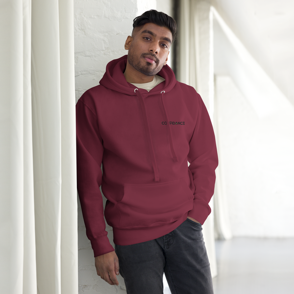 blaze hoodie burgundy model