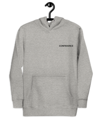 blaze hoodie grey on hanger front