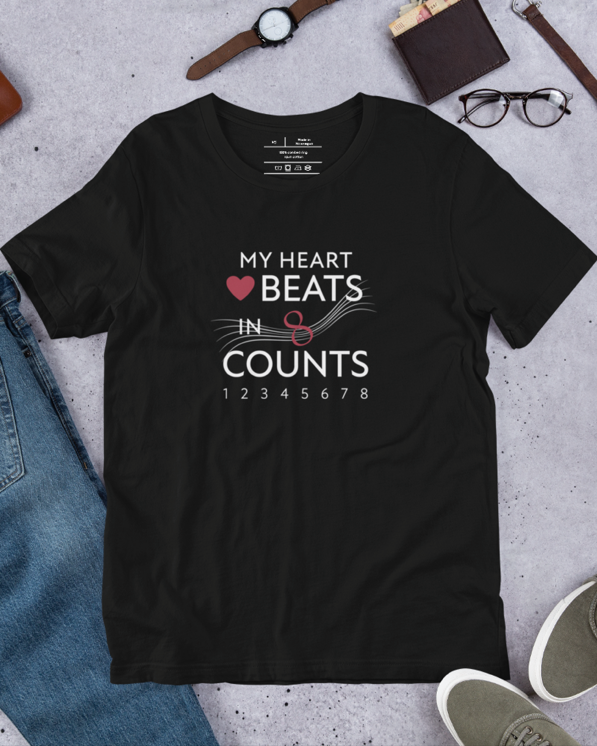 confidance tee black
