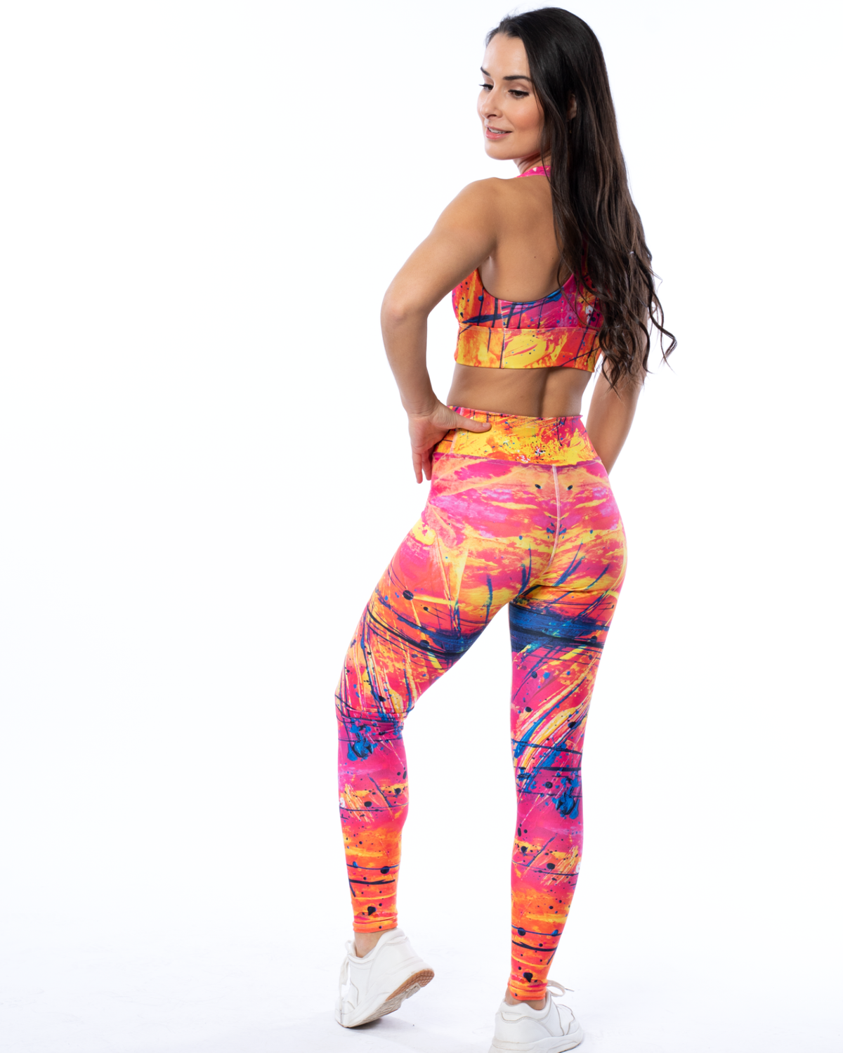 Matching legging and crop top set hot sale