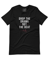 simple tee unisex fit black flat