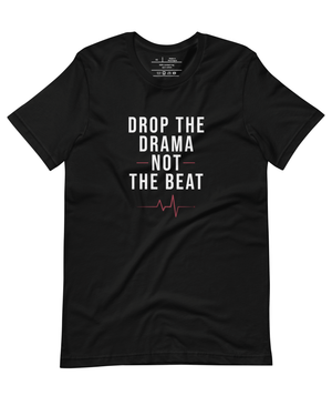 simple tee unisex fit black flat