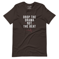 simple tee unisex fit brown flat