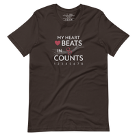 unisex confidance tee brown