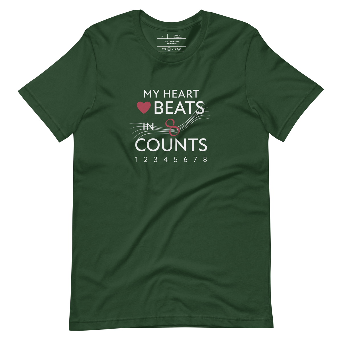 unisex confidance tee forest