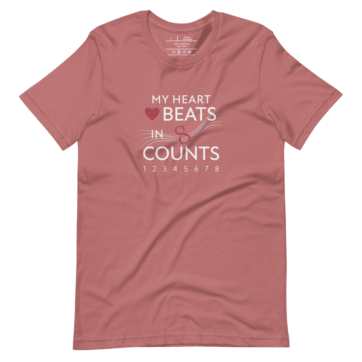 unisex confidance tee mauve