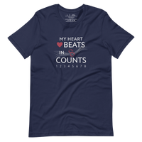 unisex confidance tee navy